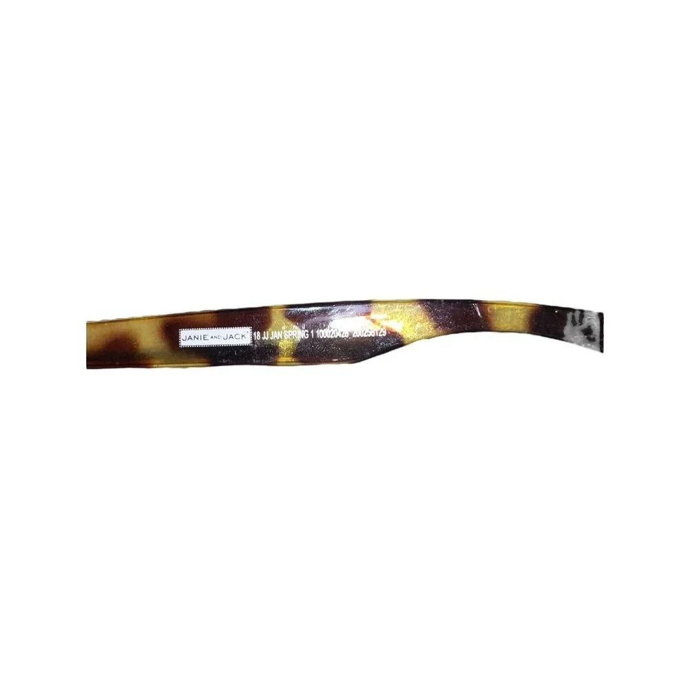 Janie And Jack Kids Tortoise Sunglasses Round Aviator Plastic Brown Tan